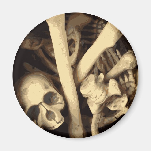 Íman Caldrão de ossos. (Frente)