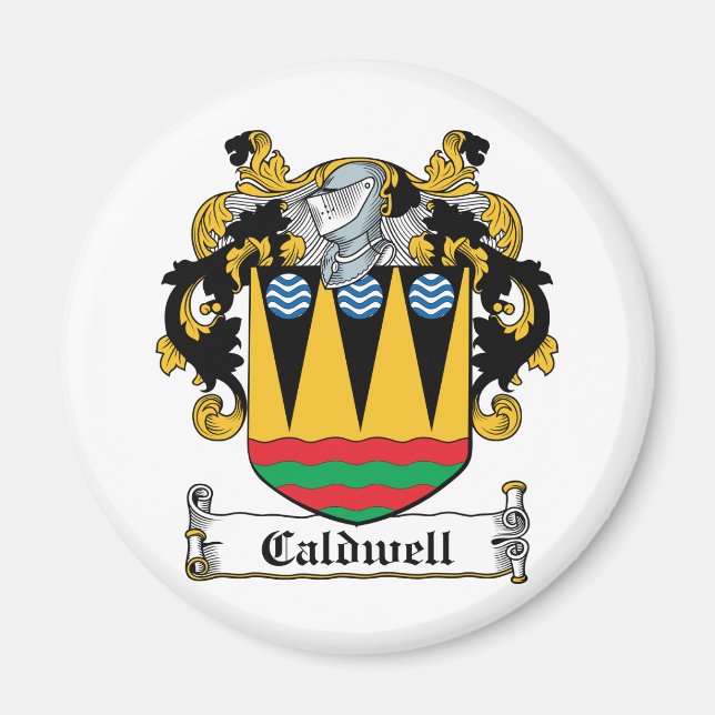 Íman Caldwell Family Crest (Frente)
