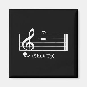 Íman Cale o Som Nota Musical Amantes de Música Engraçad