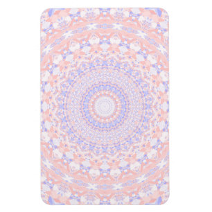 Íman Caleidoscópio cor-de-rosa, branco e azul