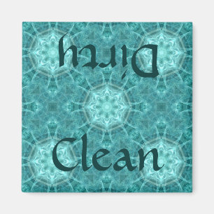 Íman Caleidoscópio do fractal do Aqua e da cerceta