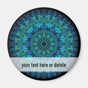 Íman Caleidoscópio verde azul