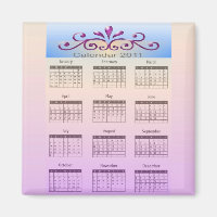 Calendário 2011 Magnet