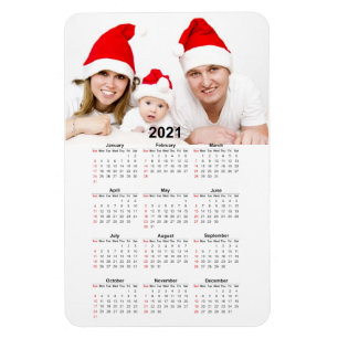 Íman Calendário 2021 com Foto