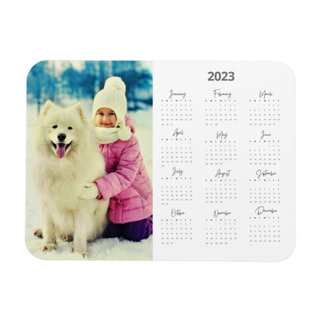 Íman Calendário 2023 Novo Ano (Horizontal)