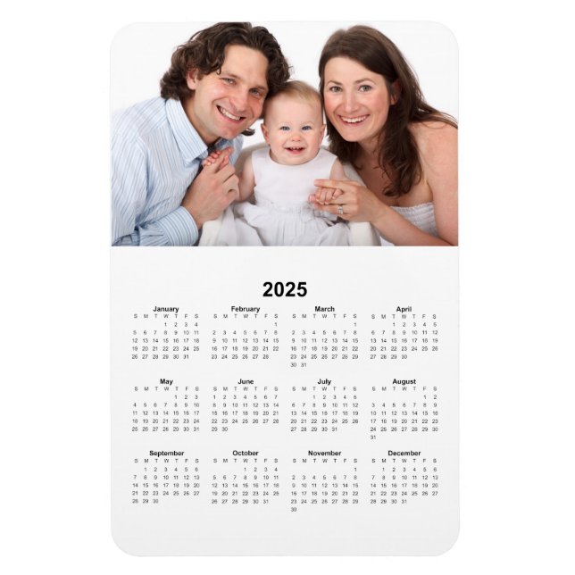 Íman Calendário 2025 com Imagem de Fotografia Personali (Vertical)