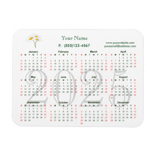 Íman Calendário 2025 para ímã comercial