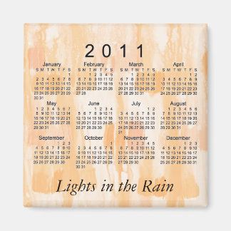 Íman Calendário Abstrato Mini 2011