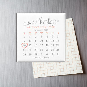 Íman Calendário Blush 5 Linhas Salvar o Casamento de D