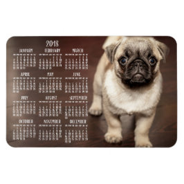 Íman Calendário de cães 2018 Foto grande Magnet 4x6