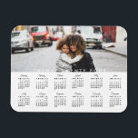 Íman Calendário de Fotografia 2024 da Tipografia de Ten<br><div class="desc">Este ímã personalizado de calendário é perfeito para o planejamento de eventos mensais futuros. Apresentando a tenda tipografia moderna e juntando sua própria foto. Adicione seu texto personalizado a este design usando as caixas "Editar este modelo design" no lado direito do item ou clique no botão azul "Personalizá-lo" para organizar...</div>