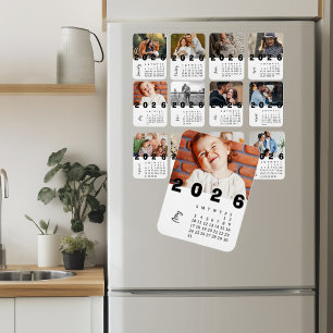 Íman Calendário de Fotos Minimalista Moderno Maio 2026