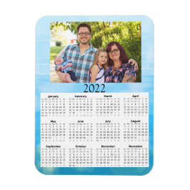 Íman Calendário de Fotos Personalizado 2022 Ímã Mini