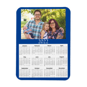 Íman Calendário de Fotos Personalizado 2022 Ímã Mini