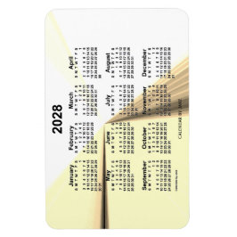 Íman Calendário de pontos de fuga Sepia 2028 por Janz 4