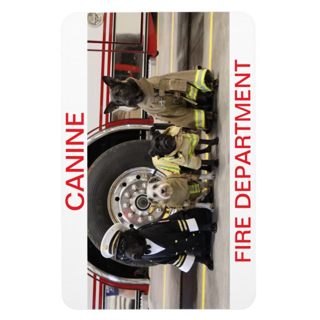 Íman Calendário do Corpo de Bombeiros Canino (Vertical)