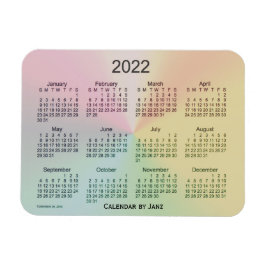 Íman Calendário do Shimmer La Boca 2022 por Janz 3x4 Ma
