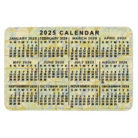 Calendário Mensal de 2025 Ano Mapa Antecipado Gran