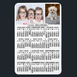 Íman Calendário Mensal de 2025 Anos | Modelo de Foto<br><div class="desc">Este ímã de calendário mensal de 2025 anos personalizado mostra os dias da semana para cada mês em preto a negrito e fácil de ler sobre fundo branco. Adicione facilmente suas próprias fotografias horizontais e verticais ao topo. Este é um ímã de calendário simples e moderno para ajudá-lo a conquistar...</div>