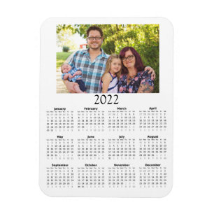Íman Calendário Mini Personalizado de Fotos 2022
