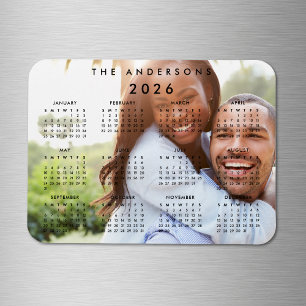 Íman Calendário Personalizado da Família Foto 2022