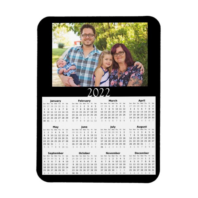 Íman Calendário Personalizado de 2022 Ímã Miniatura (Vertical)
