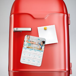 Íman Calendário Personalizado de 2024 com Foto da Vovó
