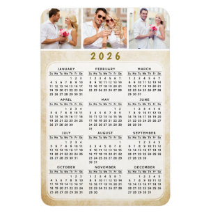 Íman Calendário Personalizado de Imagem Magnética 202