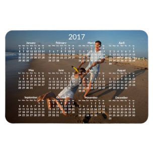 Íman Calendários personalizados 2017 grandes ímãs