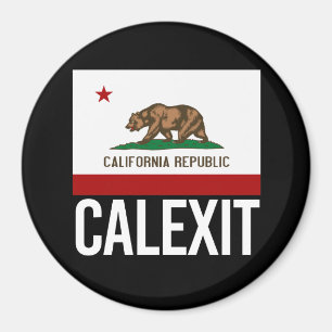 Íman Calexit - branco da bandeira da saída de