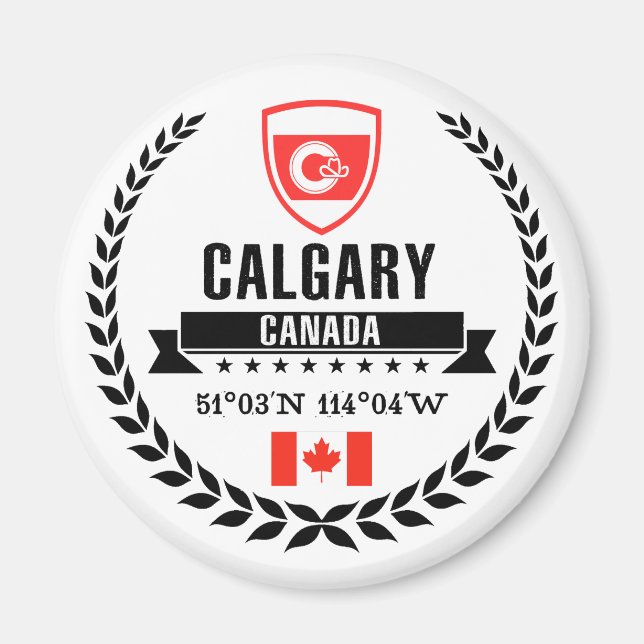Íman Calgary (Frente)