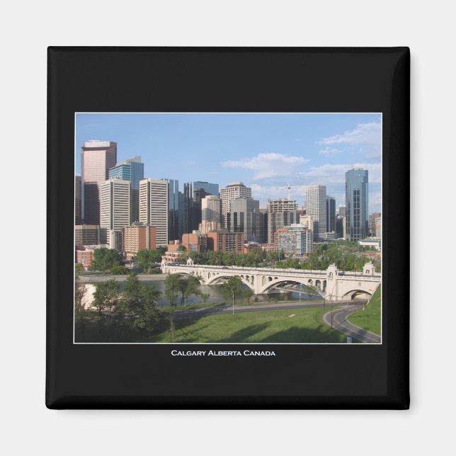 Íman Calgary Alberta Canada Centro Skyline View (Frente)
