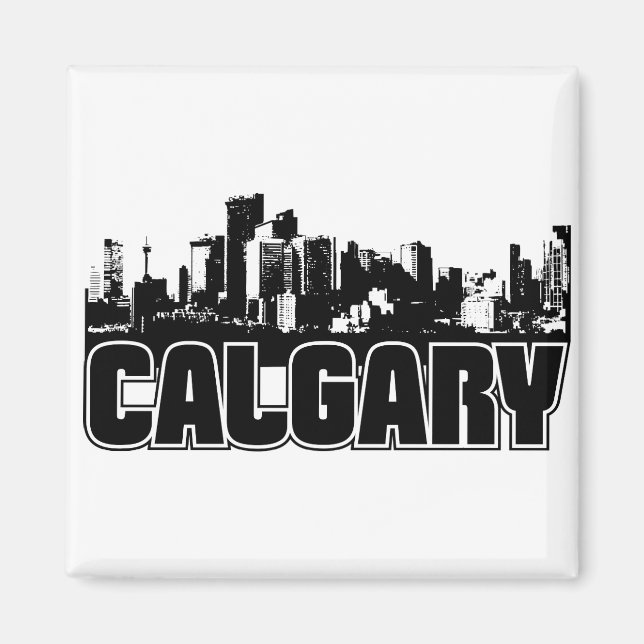 Íman Calgary Skyline (Frente)