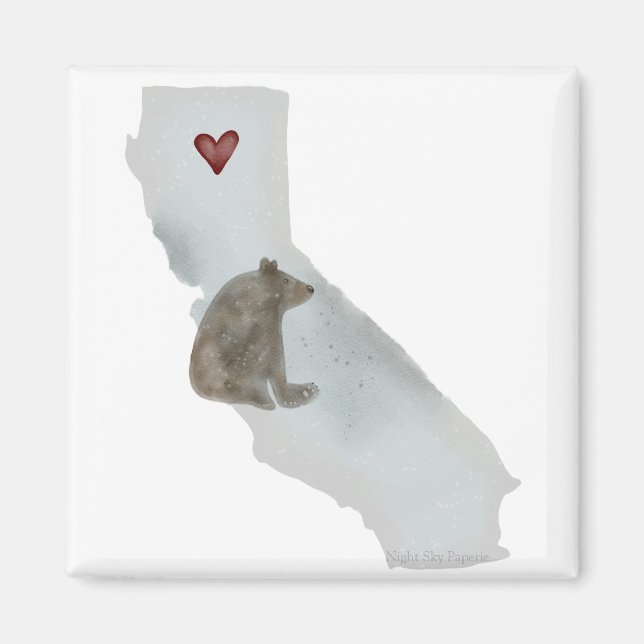 Íman California Bear Magnet (Frente)