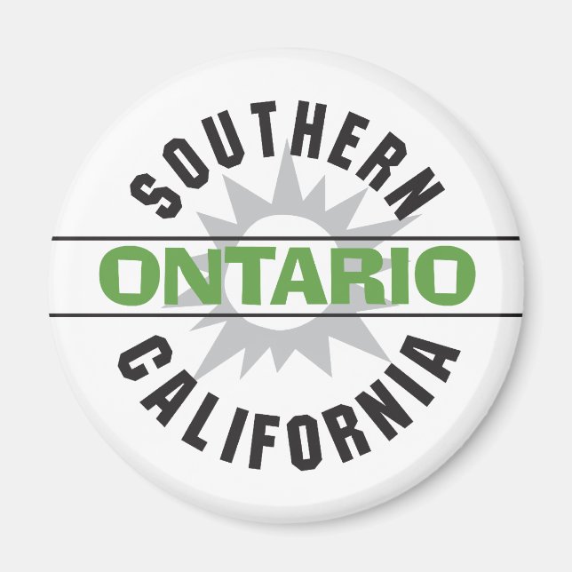 Íman Califórnia do Sul - Ontário (Frente)