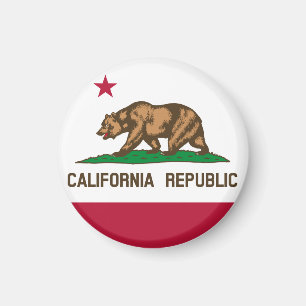 Íman California flag & California, feriados/esportes no