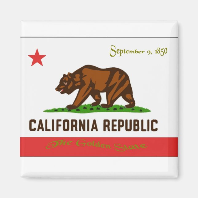 Íman California Flag Magnet (Frente)