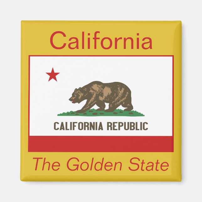 Íman California Flag Magnet (Frente)