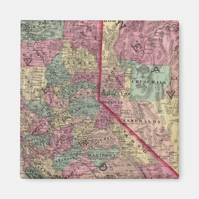 Íman Califórnia, Nevada 3 (Frente)