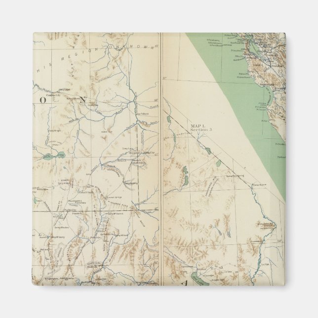 Íman Califórnia, Nevada, Oregon (Frente)