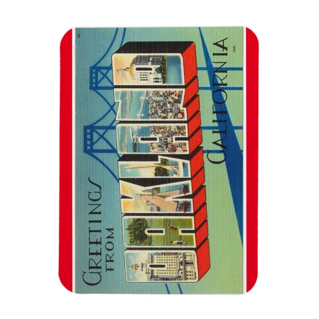 Íman Califórnia, Oakland Magnet (Vertical)