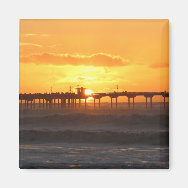 Íman California Peer no Sunset (Frente)