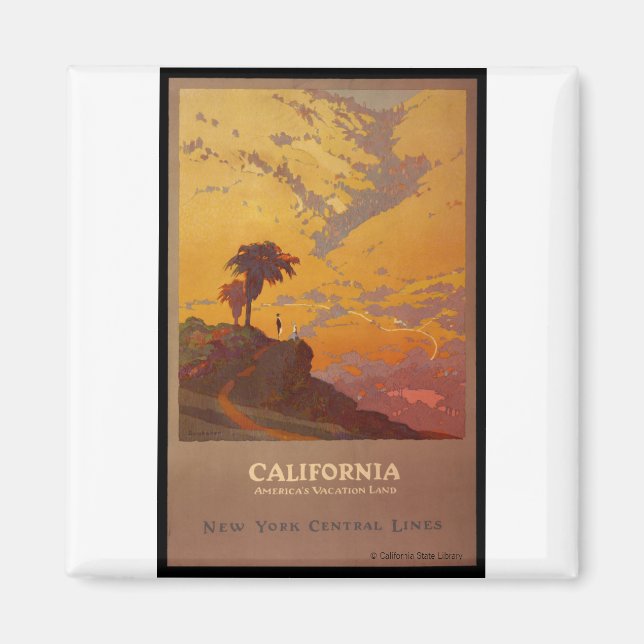 Íman Califórnia. Terra de Férias da América (Frente)