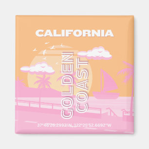 Íman California, Viagem Art, Preppy, Preppy Viagem