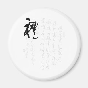 Íman Caligrafia chinesa bonita - presentes
