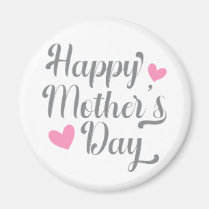 Íman Caligrafia simples e feliz do Dia de as mães   Mag