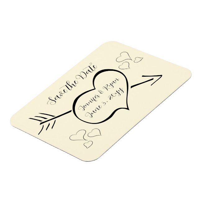 Íman Caligrafia Sutil Salva A Data (Left Side)