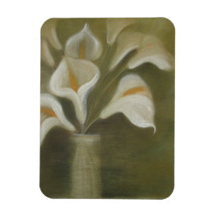 Íman Calla Corta Flores Em Vaso Artístico-Vazio