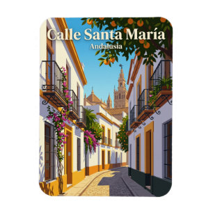Íman Calle Santa María, Sevilha Espanha