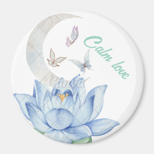 Íman "Calma Amor" Lotus & Butterfly Wedding Magnet